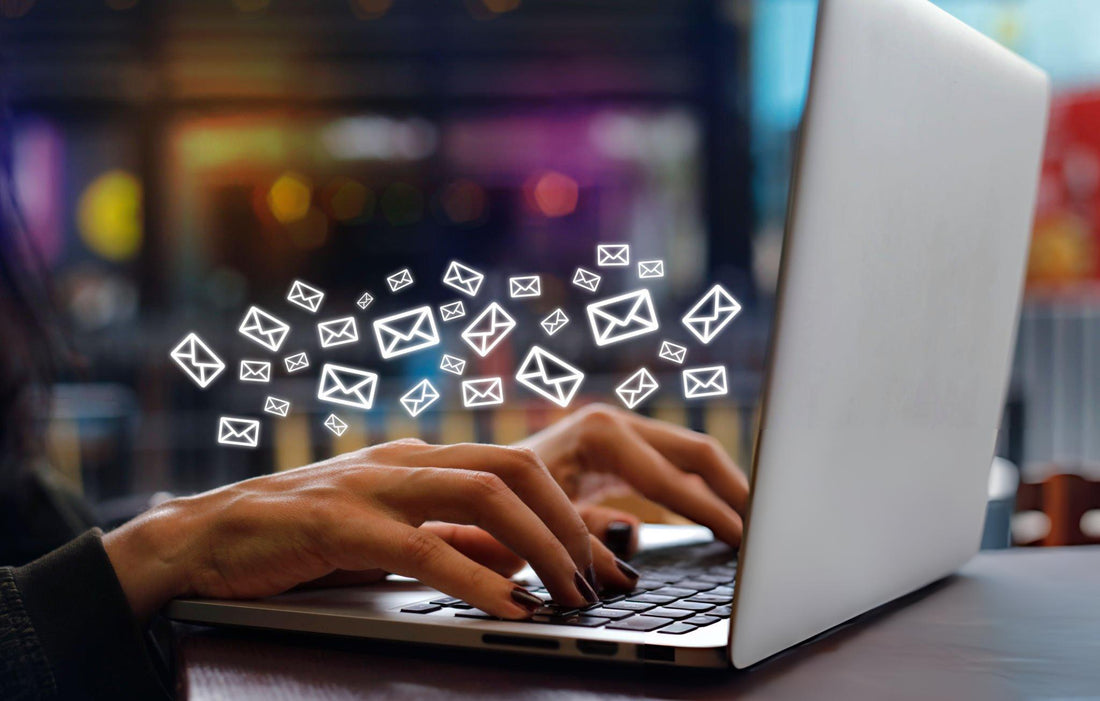 man doing email marketing 